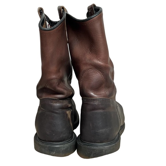 Red Wing Pecos Men's Size 10.5 EH Leather Steel Toe Work Boots Waterproof 2413 - Picture 6 of 9